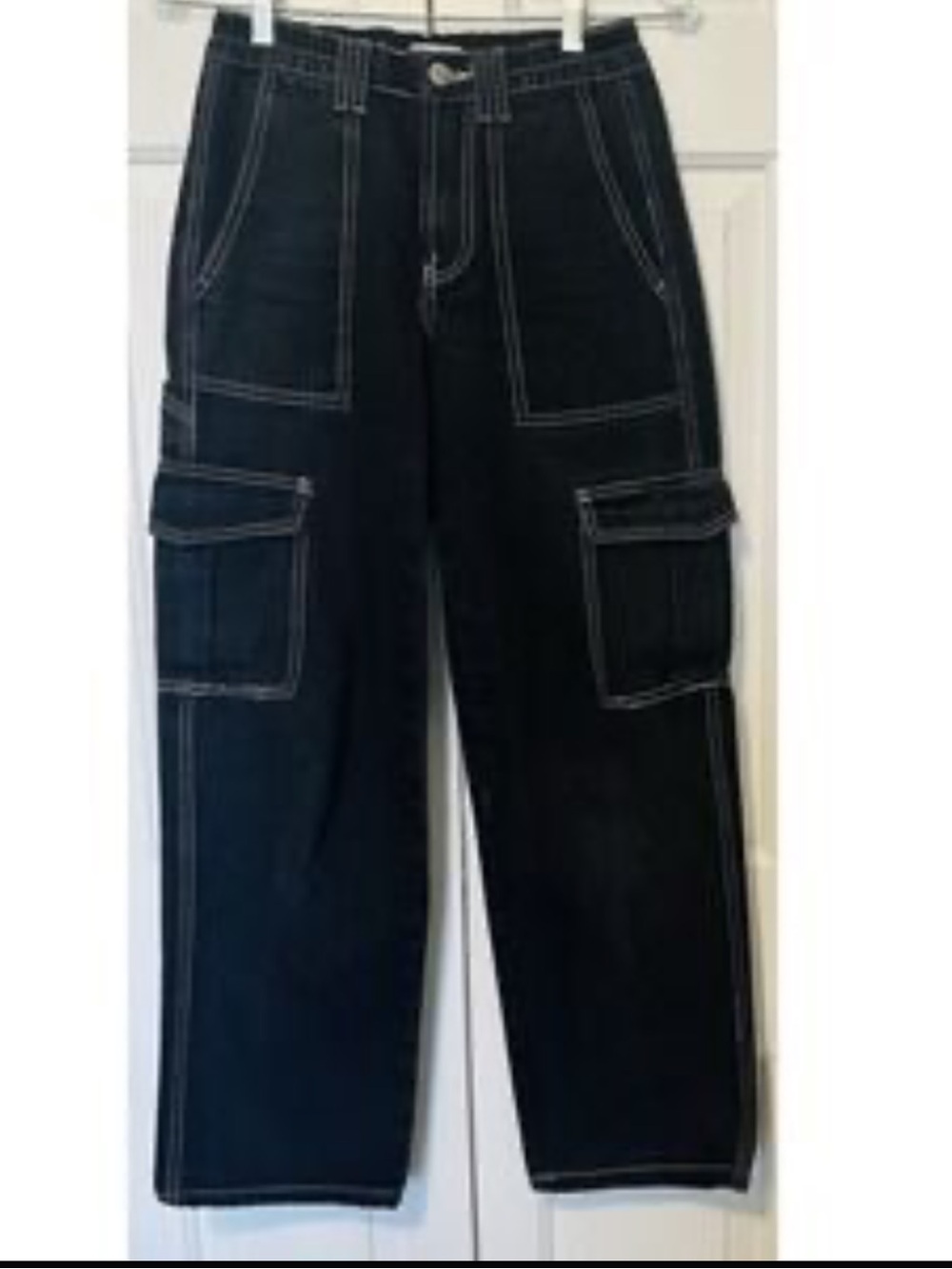 Cargo Pants with White Contrast Stitching 11/30